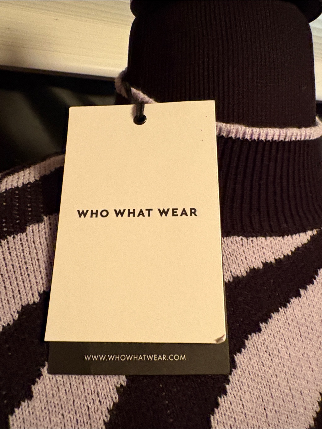 Nwt Black And Light Pink Zebra Print Women’s Sweater By Who What Wear — image 2 of 8